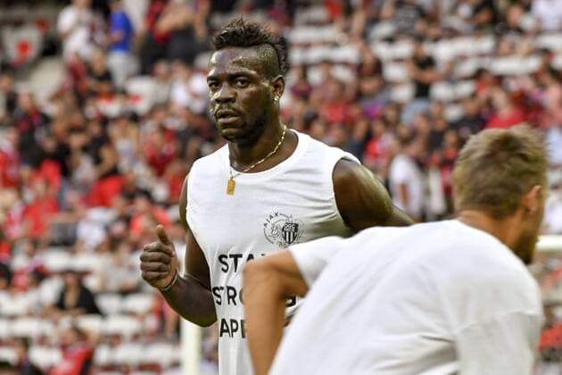 Mario Balotelli (OGC Nice) FOOTBALL : OGC Nice vs Ajax - Tour preliminaire de ligue des champions - Nice - 26 07 2017 NorbertScanella Panoramic 