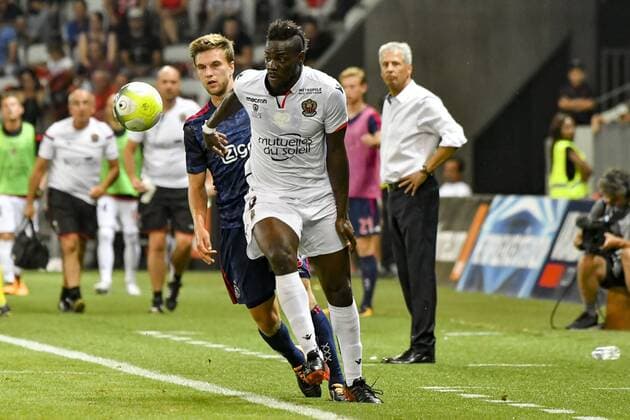 Mario Balotelli (OGC Nice) FOOTBALL : OGC Nice vs Ajax - Tour preliminaire de ligue des champions - Nice - 26 07 2017 NorbertScanella Panoramic 