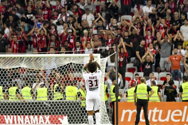 Dante (OGC Nice) FOOTBALL : OGC Nice vs Ajax - Tour preliminaire de ligue des champions - Nice - 26 07 2017 NorbertScanella Panoramic 