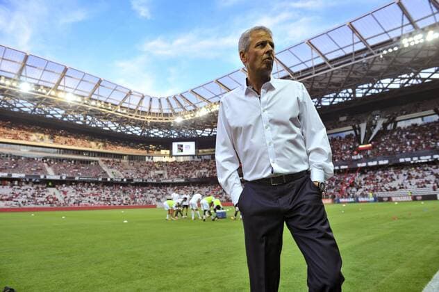 Lucien Favre (Entraineur de l OGC Nice) FOOTBALL : OGC Nice vs Ajax - Tour preliminaire de ligue des champions - Nice - 26 07 2017 NorbertScanella Panoramic 