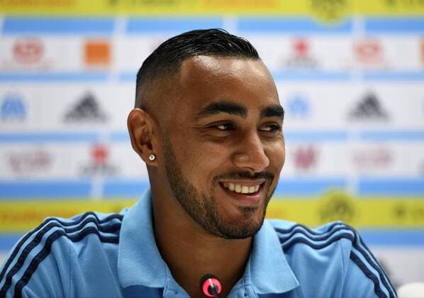 MARSEILLE, FRANCE - JUNE 26 : Dimitri Payet of OM pictured during the press conference PK Pressekonferenz the day before Europa league third qualifying round , 1st leg match between Olympique de Marseille and KV Oostende on June 26, 2017 in stade Velodrome, Marseille, France, 26 07 2017 FOOTBALL : Conference De Presse Olympique De Marseille - 26 07 2017 PhotoNews Panoramic 