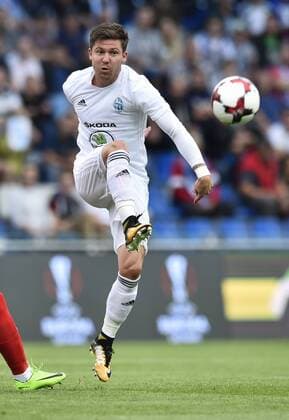 Soccer player TOMAS PRIKRYL of M. Boleslav in action during the Football Europa League, 3rd qualifying round, 1st leg: Mlada Boleslav vs Skenderbeu in Mlada Boleslav, Czech Republic, July 27, 2017. (CTKxPhoto RadekxPetrasek) CTKPhotoP201707270918301  _PER9404