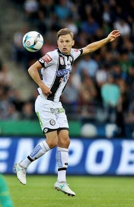 SOCCER - EL quali, Sturm vs Fenerbahce GRAZ,AUSTRIA,27.JUL.17 - SOCCER - UEFA Europa League qualification, SK Sturm Graz vs Fenerbahce Istanbul. Image shows Stefan Hierlaender (Sturm). GEPAxpictures xM.xOberlaender