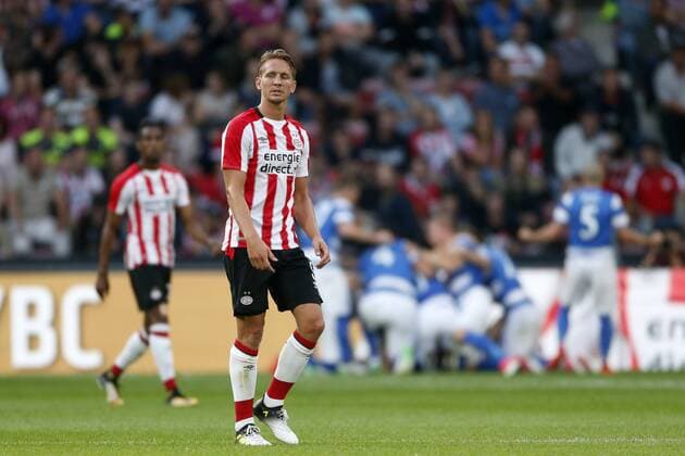 Luuk de Jong of PSV during the UEFA Europa League third qualifying round first leg match between PSV Eindhoven and Osijek at Philips Stadium, on July 27, 2017 in Eindhoven, The Netherlands PSV v Osijek UEFA Europa League 2017 2018 xVIxVIxImagesx xJeroenxPutmansxIVx 8324384