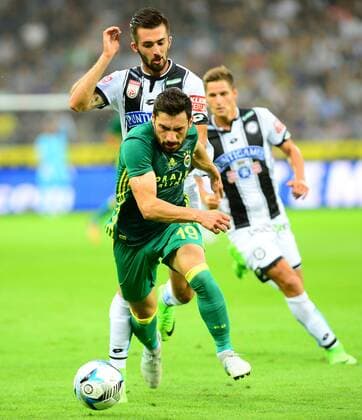 Sener Ozbayrakli of Fenerbahce and of Sturm Graz during the UEFA Europa League match between Sturm Graz and Fenerbahce at Merkur Arena (UPC) in Graz , Austria, on 27 July 2017. 