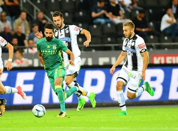 Alper Potuk of Fenerbahce during the UEFA Europa League match between Sturm Graz and Fenerbahce at Merkur Arena (UPC) in Graz , Austria, on 27 July 2017. 