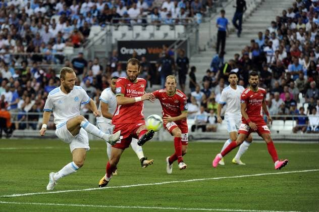 but Germain (OM) FOOTBALL : Marseille vs Oostende- Europa League - 27 07 2017 FranckPennant Panoramic 