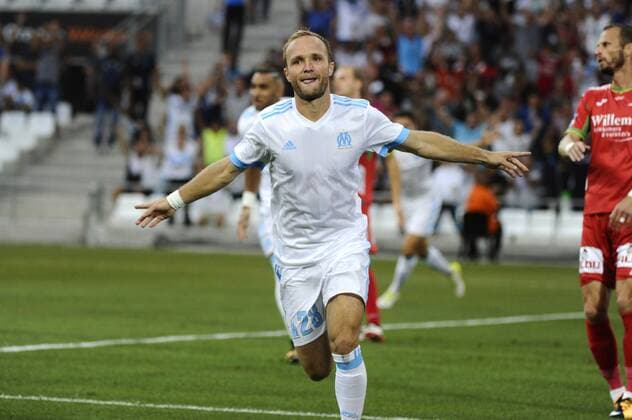 Joie but Germain (OM) FOOTBALL : Marseille vs Oostende- Europa League - 27 07 2017 FranckPennant Panoramic 