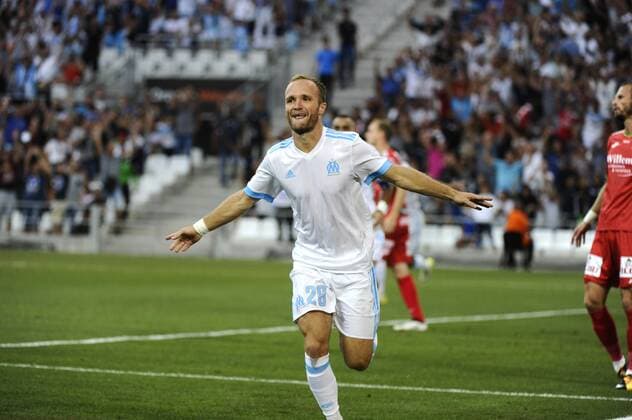 Joie but Germain (OM) FOOTBALL : Marseille vs Oostende- Europa League - 27 07 2017 FranckPennant Panoramic 