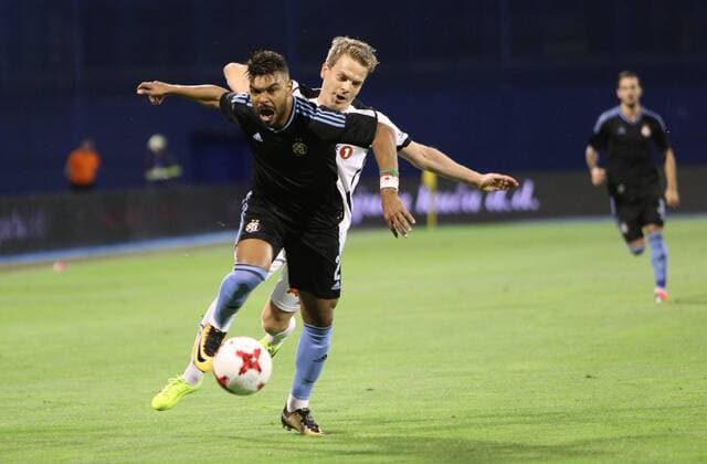 Zagreb, 27 07 2017 - Stadion Maksimir, Third qualifying round , 1st leg. GNK Dinamo (black) - Odds BK (white) _