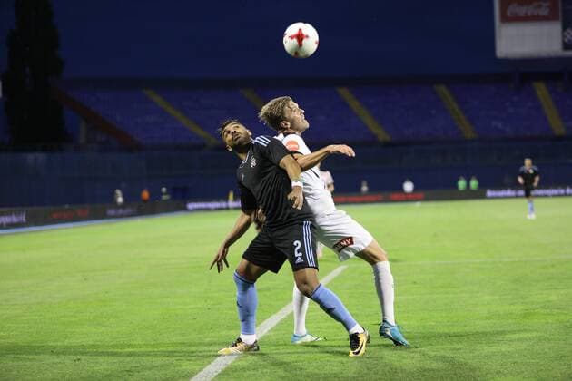 Zagreb, 27 07 2017 - Stadion Maksimir, Third qualifying round , 1st leg. GNK Dinamo (black) - Odds BK (white) _