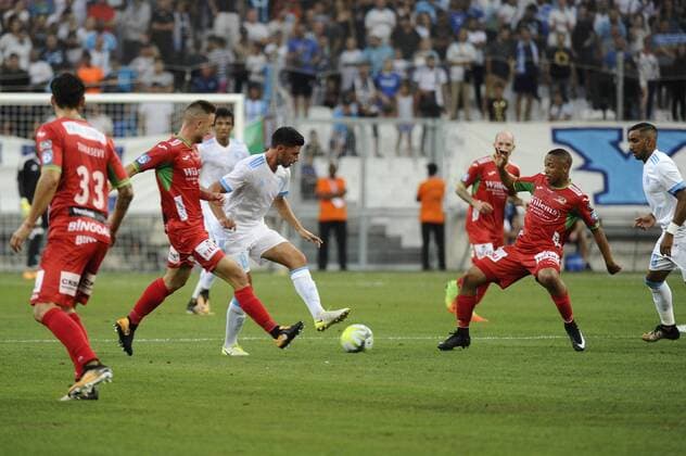 Sanson (OM) FOOTBALL : Marseille vs Oostende- Europa League - 27 07 2017 FranckPennant Panoramic 