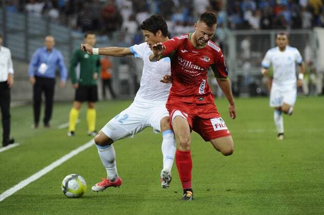 Sakai (OM) FOOTBALL : Marseille vs Oostende- Europa League - 27 07 2017 FranckPennant Panoramic 