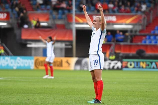 Portugal v England UEFA Women s Euros 2017 Toni Duggan of England celebrates scoring their first goal to make it England 1 Portugal 0 during the UEFA Women s Euros 2017 match at Koning Willem II Stadion, Tilburg Copyright: xKristianxKanex FIL-10447-0015 UK Newspapers OUT