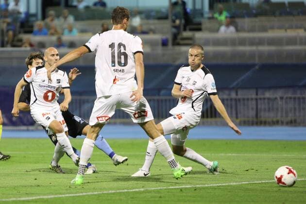 Zagreb, 27 07 2017 - Stadion Maksimir, Third qualifying round , 1st leg. GNK Dinamo (black) - Odds BK (white) _
