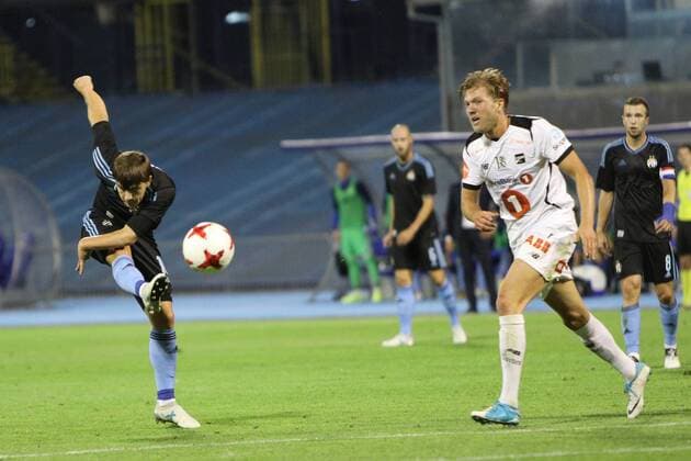 Zagreb, 27 07 2017 - Stadion Maksimir, Third qualifying round , 1st leg. GNK Dinamo (black) - Odds BK (white) _