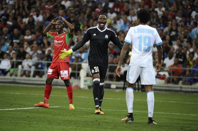 Mandanda (OM) FOOTBALL : Marseille vs Oostende- Europa League - 27 07 2017 FranckPennant Panoramic 