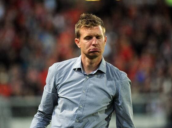 SC Freiburg vs NK Dom?ale Domzale Freiburg, Schwarzwald Stadion, 27.7.2017 Fußball, UEFA; Europa-League-Qualifikation; Saison 2017-2018 Cheftrainer Simon Rozman, Domzale Foto- und alle