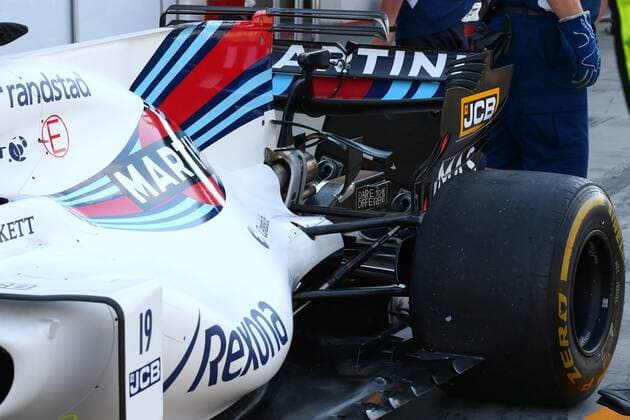 Hungarian Grand Prix, Hungaroring 27 - 30 July 2017 28.07.2017 - Williams FW40, detail 
