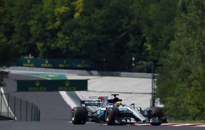 Motorsports: FIA Formula One World Championship WM Weltmeisterschaft 2017, Grand Prix of Hungary, 44 Lewis Hamilton (GBR, Mercedes AMG Petronas F1 Team), Budapest Hungary xHOCHxZWEIx