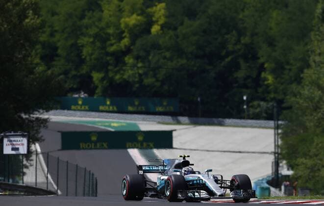 Motorsports: FIA Formula One World Championship WM Weltmeisterschaft 2017, Grand Prix of Hungary, 77 Valtteri Bottas (FIN, Mercedes AMG Petronas F1 Team), Budapest Hungary xHOCHxZWEIx
