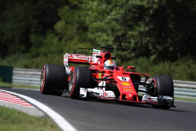 Hungarian Grand Prix, Hungaroring 27 - 30 July 2017 28.07.2017 - Free Practice 1, Sebastian Vettel (GER) Scuderia Ferrari SF70H 