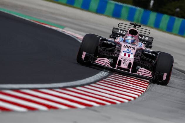Motorsports: FIA Formula One World Championship WM Weltmeisterschaft 2017, Grand Prix of Hungary, 11 Sergio Perez (MEX, Sahara Force India F1 Team), Budapest Hungary xHOCHxZWEIx