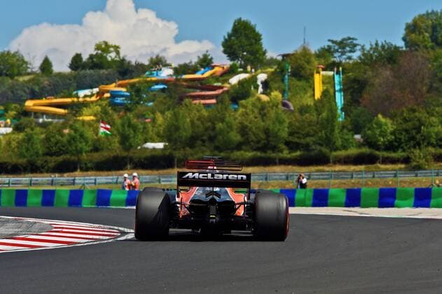 Fernando Alonso (SPA 14), McLaren Honda, Grosser Preis von Ungarn 2017, 1tes freies Training, Motorsport, Formel 1, 28.07.2017, Budapest Copyright: xAndre Eibner-Pressefotox EP_JAE