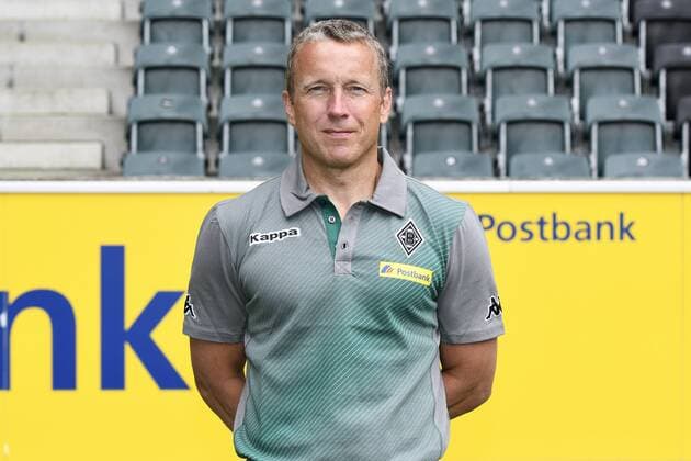 Fußball, GER, 1.BL, Porträttermin 2017 2018, VfL Borussia Mönchengladbach, Co-Trainer Frank Geideck (Gladbach). Einzelbild, Portrait, Porträt.