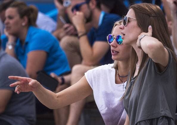 Bronze Medal Match Women s Russia RUS (White Cup) Vs Canada CAN (Blue Cup) Supporters Day 15 28 07 2017 XVII FINA World Championships Aquatics City Park - Varosliget Lake Budapest Hungary Photo Pasquale Mesiano Deepbluemedia Insidefoto pasqualexmesiano