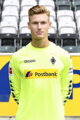 Fußball, GER, 1.BL, Porträttermin 2017 2018, VfL Borussia Mönchengladbach, Moritz Nicolas (Gladbach). Einzelbild, Portrait, Porträt.