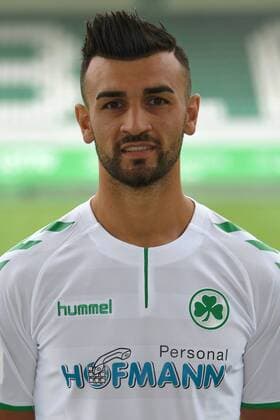 24.07.2017 - SpVgg Spielvereinigung Greuther Fürth Kleeblatt - 2. Fußball Bundesliga BL - Saison 2017 2018 - Fototermin Porträttermin Portraittermin - - Serdar Dursun (9, SpVgg Greuther Fürth ) - Einzelbild Einzelfoto Portrait Porträt Kopfbild