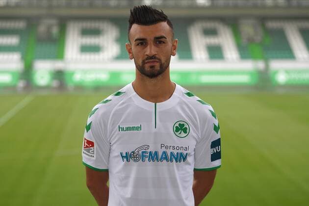 24.07.2017 - SpVgg Spielvereinigung Greuther Fürth Kleeblatt - 2. Fußball Bundesliga BL - Saison 2017 2018 - Fototermin Porträttermin Portraittermin - - Serdar Dursun (9, SpVgg Greuther Fürth ) - Einzelbild Einzelfoto Portrait Porträt Kopfbild