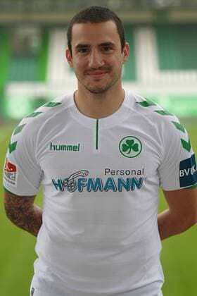 24.07.2017 - SpVgg Spielvereinigung Greuther Fürth Kleeblatt - 2. Fußball Bundesliga BL - Saison 2017 2018 - Fototermin Porträttermin Portraittermin - - Sercan Sararer ( 23, SpVgg Greuther Fürth ) - Einzelbild Einzelfoto Portrait Porträt Kopfbild