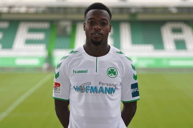 24.07.2017 - SpVgg Spielvereinigung Greuther Fürth Kleeblatt - 2. Fußball Bundesliga BL - Saison 2017 2018 - Fototermin Porträttermin Portraittermin - - Khaled Narey (21, SpVgg Greuther Fürth ) - Einzelbild Einzelfoto Portrait Porträt Kopfbild
