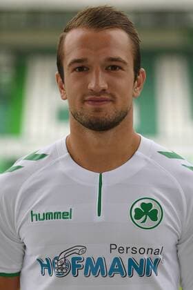 24.07.2017 - SpVgg Spielvereinigung Greuther Fürth Kleeblatt - 2. Fußball Bundesliga BL - Saison 2017 2018 - Fototermin Porträttermin Portraittermin - - Veton Berisha (19, SpVgg Greuther Fürth ) - Einzelbild Einzelfoto Portrait Porträt Kopfbild