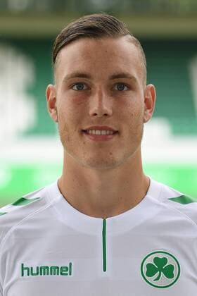 24.07.2017 - SpVgg Spielvereinigung Greuther Fürth Kleeblatt - 2. Fußball Bundesliga BL - Saison 2017 2018 - Fototermin Porträttermin Portraittermin - - David Raum (39, SpVgg Greuther Fürth ) - Einzelbild Einzelfoto Portrait Porträt Kopfbild