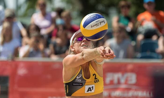 FIVB Beach volleyball Beachvolleyball World Championships Vienna 2017 am 28.07.2017 Karla BORGER (GER); FIVB Beach Volleyball World Championships Vienna 2017 am 28.07.2017, Donauinsel Wien (Oesterreich). xPWx