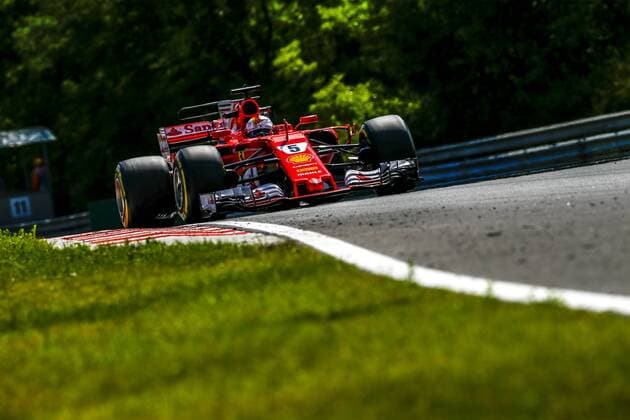 Bilder des Tages - SPORT Motorsports: FIA Formula One World Championship WM Weltmeisterschaft 2017, Grand Prix of Hungary, 5 Sebastian Vettel (GER, Scuderia Ferrari), Budapest Hungary xHOCHxZWEIx