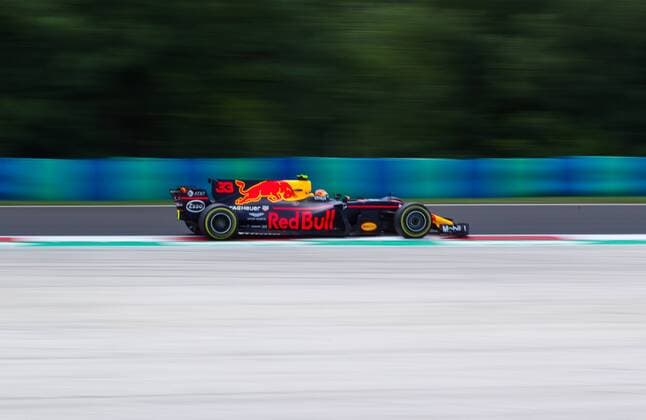 July 28, 2017 - MogyoroD, Hungary - Max Verstappen of Netherland and Red Bull Racing driver goes during the free practice session at Pirelli Hungarian Formula 1 Grand Prix on Jul 28, 2017 in Mogyorod, Hungary. F1 Grand Prix of Hungary - Practice  - ZUMAn230 20170728_zaa_n230_210 Copyright: xRobertxSzaniszlox