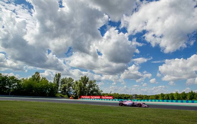 July 28, 2017 - MogyoroD, Hungary - Sergio Perez of Mexico and Sahara Force India driver goes during the free practice session at Pirelli Hungarian Formula 1 Grand Prix on Jul 28, 2017 in Mogyorod, Hungary. F1 Grand Prix of Hungary - Practice  - ZUMAn230 20170728_zaa_n230_215 Copyright: xRobertxSzaniszlox