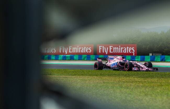 July 28, 2017 - MogyoroD, Hungary - Sergio Perez of Mexico and Sahara Force India driver goes during the free practice session at Pirelli Hungarian Formula 1 Grand Prix on Jul 28, 2017 in Mogyorod, Hungary. F1 Grand Prix of Hungary - Practice  - ZUMAn230 20170728_zaa_n230_223 Copyright: xRobertxSzaniszlox