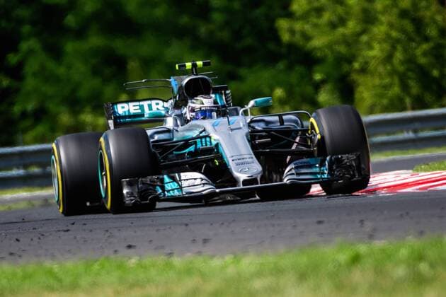 (170729) -- MOGYOROD, July 29, 2017 -- Mercedes AMG Petronas F1 Team s Finnish driver Valtteri Bottas competes during the second practice session of the Hungarian F1 Grand Prix at Hungaroring in Mogyorod, Hungary on July 28, 2017. ) (SP)HUNGARY-MOGYOROD-FORMULA ONE-HUNGARIAN GRAND PRIX-PRACTICE JurexMakovec 
