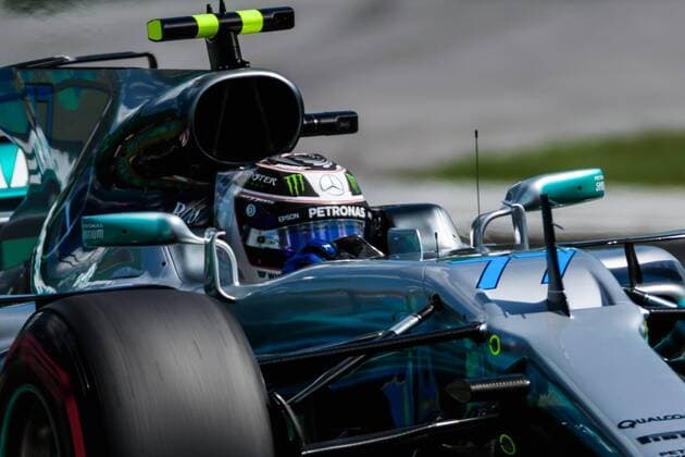 (170729) -- MOGYOROD, July 29, 2017 -- Mercedes AMG Petronas F1 Team s Finnish driver Valtteri Bottas competes during the second practice session of the Hungarian F1 Grand Prix at Hungaroring in Mogyorod, Hungary on July 28, 2017. ) (SP)HUNGARY-MOGYOROD-FORMULA ONE-HUNGARIAN GRAND PRIX-PRACTICE JurexMakovec 