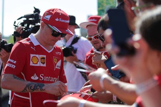Hungarian Grand Prix, Hungaroring 27 - 30 July 2017 29.07.2017 - Kimi Raikkonen (FIN) Scuderia Ferrari SF70H 