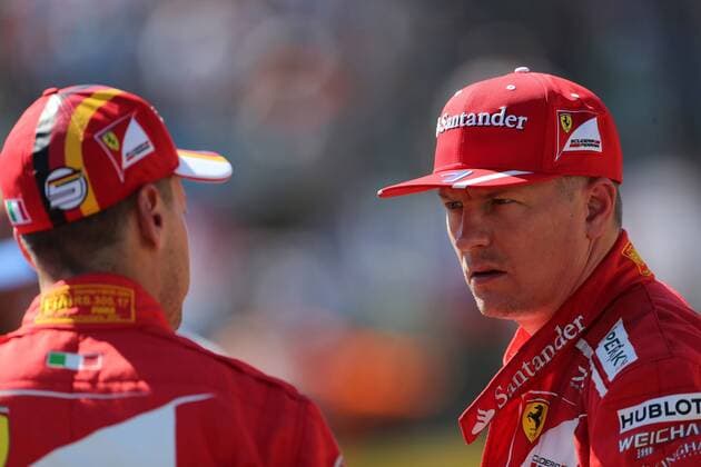 Hungarian Grand Prix, Hungaroring 27 - 30 July 2017 29.07.2017 - Qualifying, Sebastian Vettel (GER) Scuderia Ferrari SF70H and Kimi Raikkonen (FIN) Scuderia Ferrari SF70H 