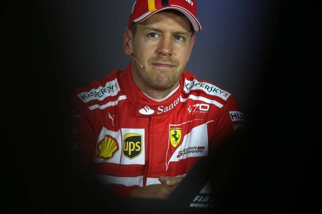 Hungarian Grand Prix, Hungaroring 27 - 30 July 2017 29.07.2017 - Qualifying, press conference PK Pressekonferenz Sebastian Vettel (GER) Scuderia Ferrari SF70H 