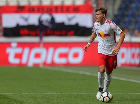 SOCCER - BL, RBS vs LASK SALZBURG,AUSTRIA,29.JUL.17 - SOCCER - tipico Bundesliga, Red Bull Salzburg vs LASK Linz. Image shows Stefan Stangl (RBS). GEPAxpictures xThomasxBachun