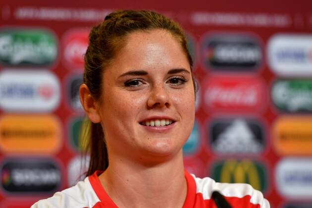 SOCCER - UEFA EURO EM Europameisterschaft Fussball 2017 TILBURG,NETHERLANDS,29.JUL.17 - WOMEN SOCCER - UEFA Women s European Championship EM Europameisterschaft 2017, quarterfinal, Austria vs Spain, preview, press conference PK Pressekonferenz team AUT. Image shows Sarah Zadrazil (AUT). GEPAxpictures xFlorianxErtl