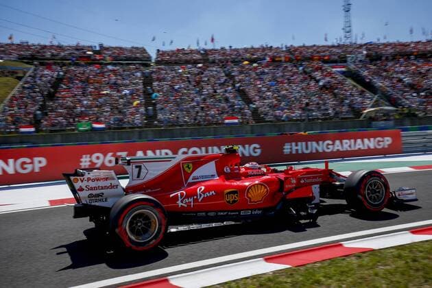 Motorsports: FIA Formula One World Championship WM Weltmeisterschaft 2017, Grand Prix of Hungary, 7 Kimi Raikkonen (FIN, Scuderia Ferrari), Budapest Hungary xHOCHxZWEIx
